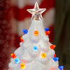 USA 250th Anniversary Patriotic Lighted Red White Blue Tree - Christmas Place