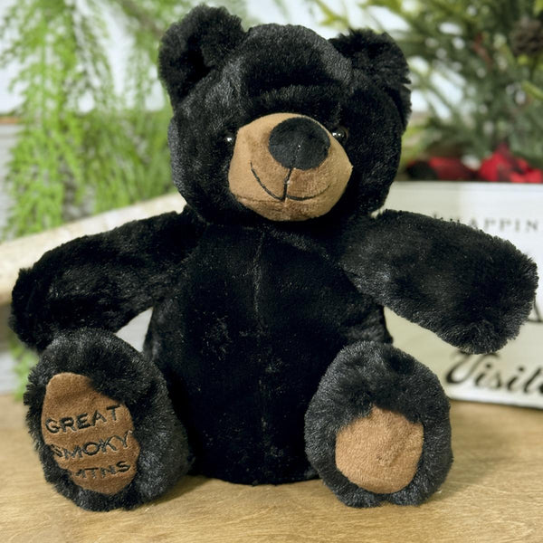 Plush Black Bear Smoky Mountains Toy – Christmas Place