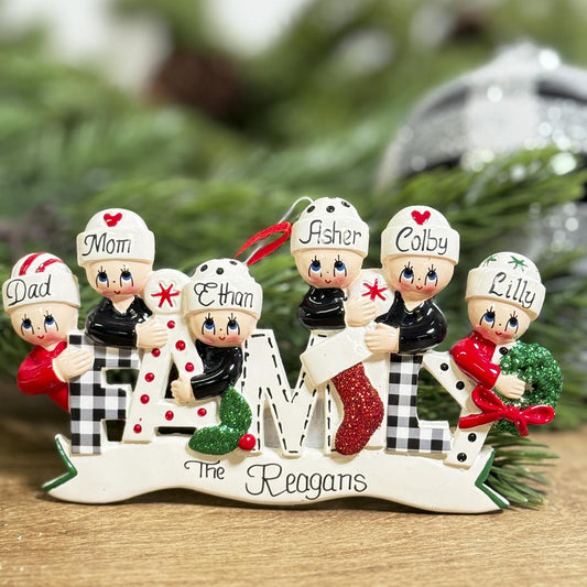 Family Ornament of 6