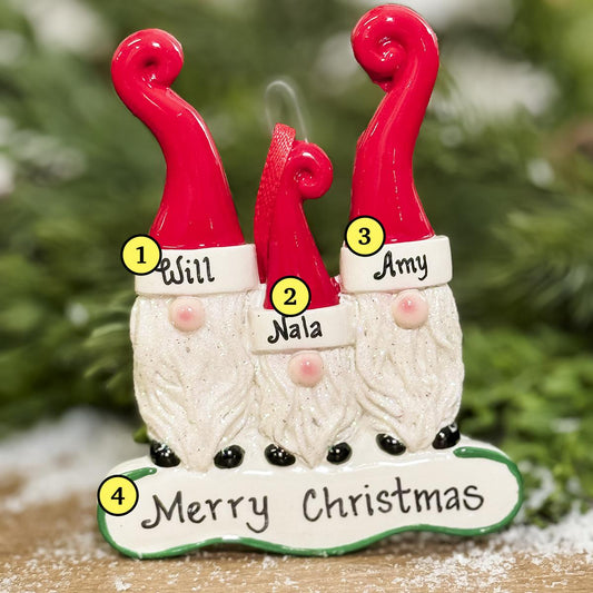 Bearded Gnomes Family of 3