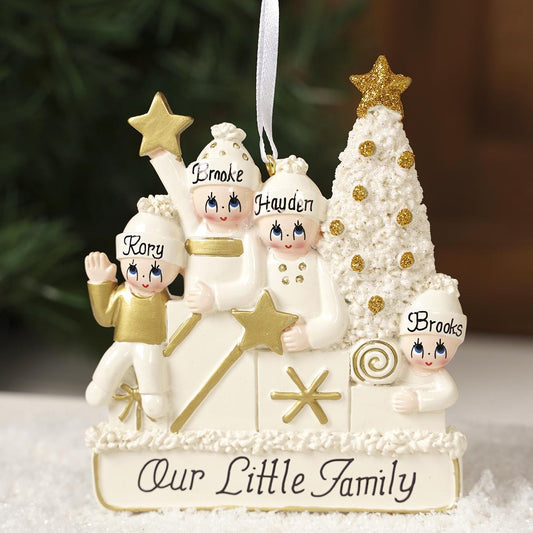 White Christmas Family Of 4