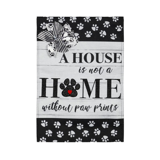 Paw Prints Garden Flag