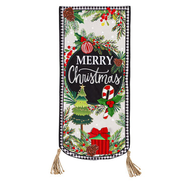 Traditional Merry Christmas Regular Flag