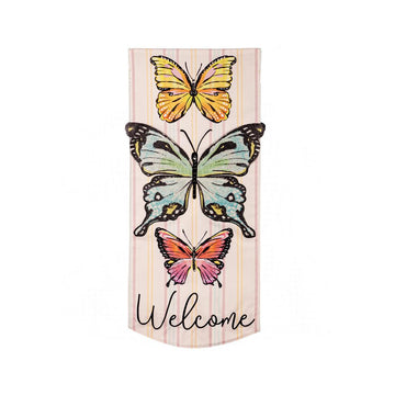 Butterfly Fields Long Flag