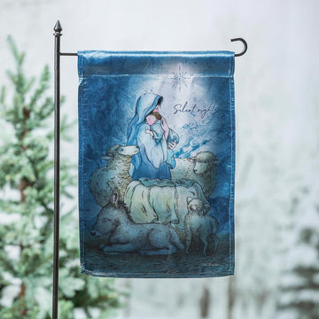 Silent Night Garden Flag