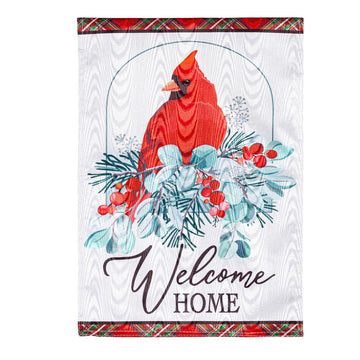 Winter Welcome Garden Flag