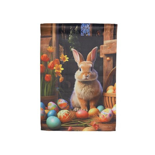 Hoppy Easter Garden Flag