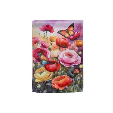 Sunset Garden Garden Flag