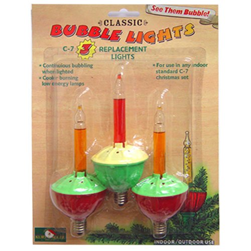 Bubble Light Replacement Bulbs - Christmas Place