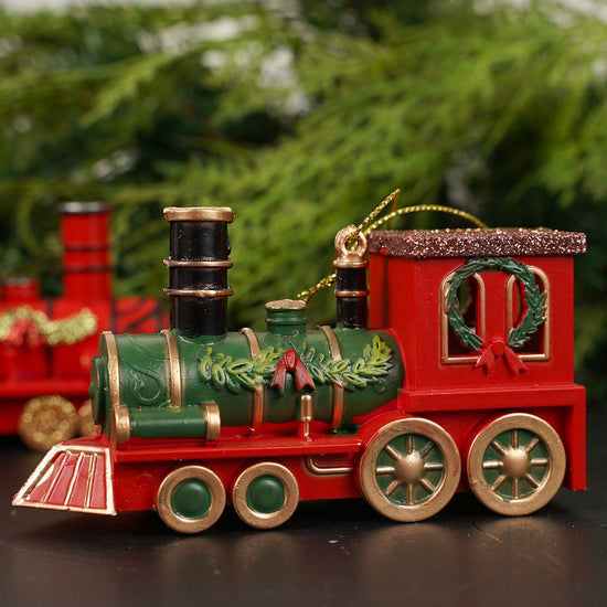 Red Christmas Train - Christmas Place