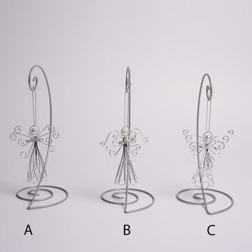 Silver Wire Angel Ornament