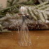 Silver Wire Angel Ornament - Christmas Place