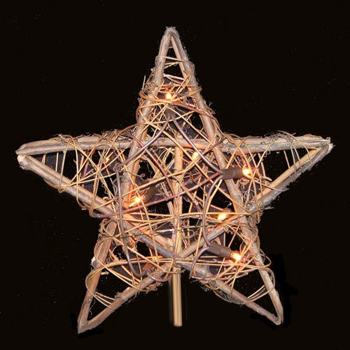 Natural Vine Star Tree Topper - Christmas Place