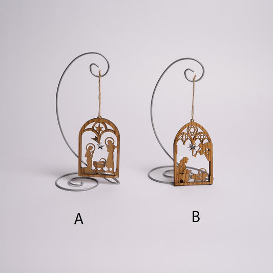 Laser Cut Nativity Ornament
