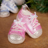 Christmas Place Noble Gems Baby First Christmas Shoes Ornaments Pink Christmas Place