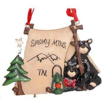 Smoky Mountains Camper Ornament