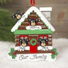 Log Cabin Bear Family 4 - Christmas Place