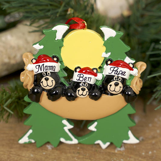 Bears in Hammock Family of 3