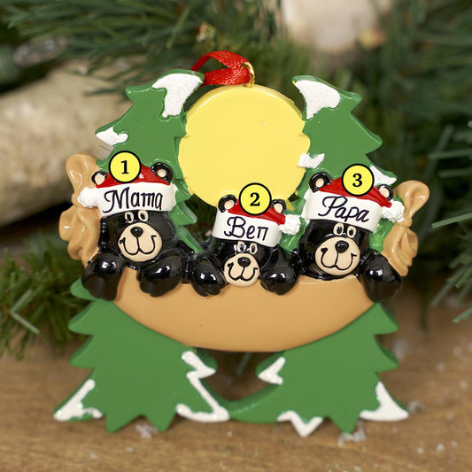 Bears in Hammock Family of 3