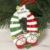 Snowman Snowflake Love Ornament