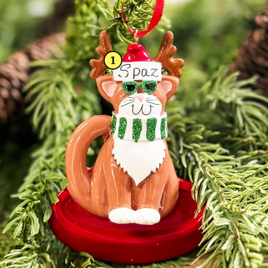 Cool Cat With Sunglasses Ornament