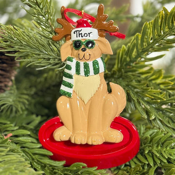 Cool Dog With Sunglasses Ornament