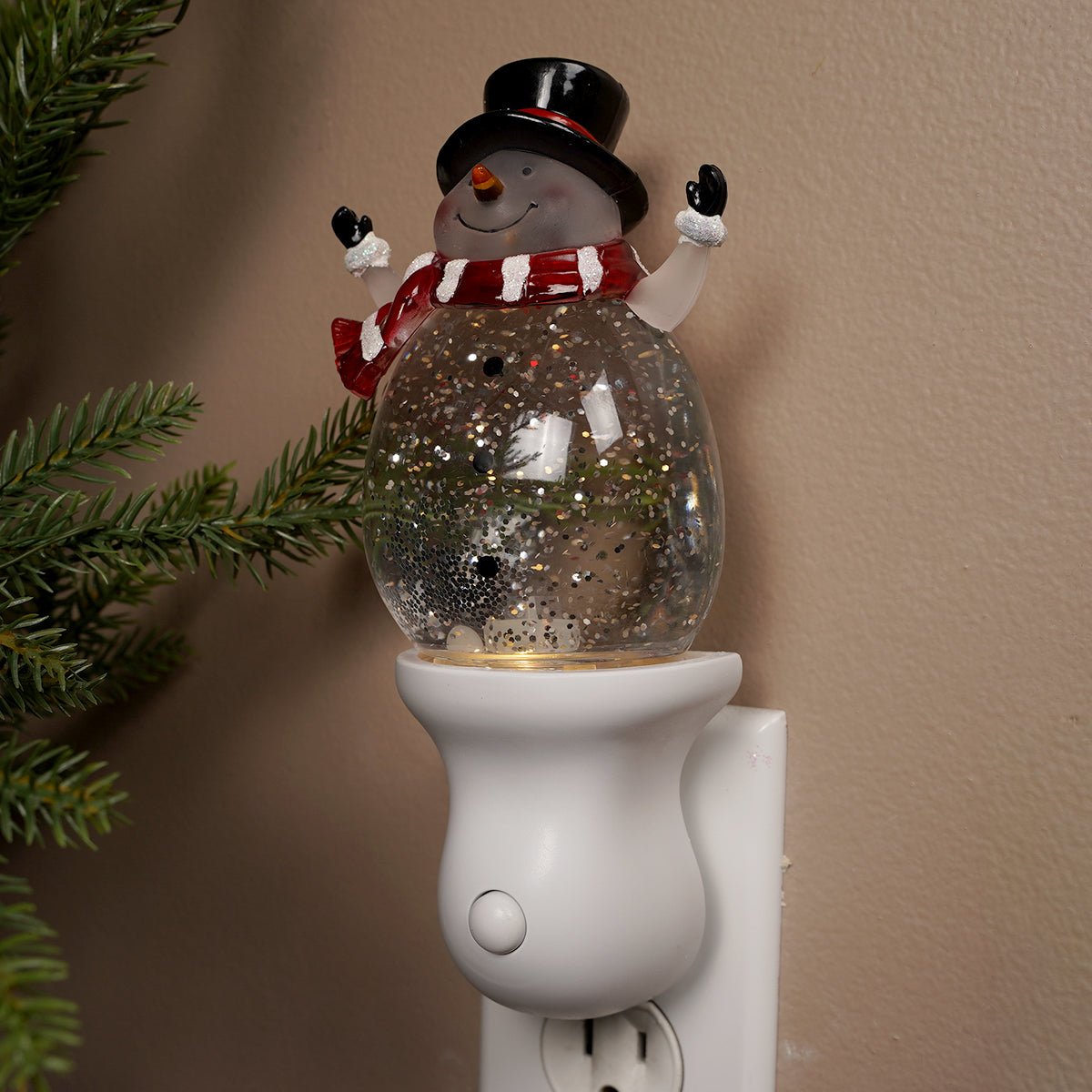Snowman Swirl Nightlight - Christmas Place