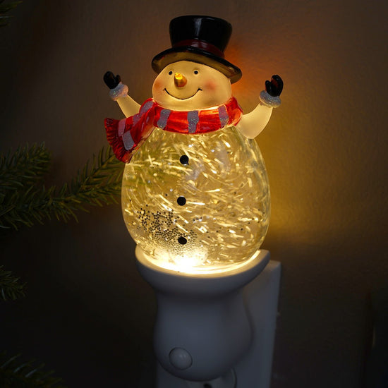 Snowman Swirl Nightlight - Christmas Place
