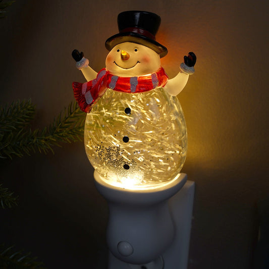 Snowman Swirl Nightlight - Christmas Place
