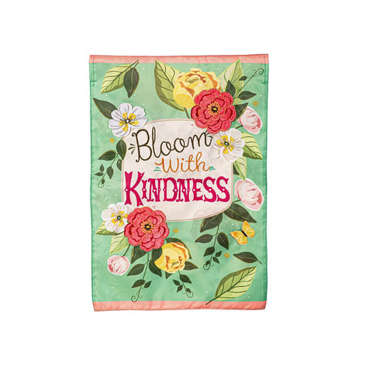 Bloom With Kindness Garden Flag