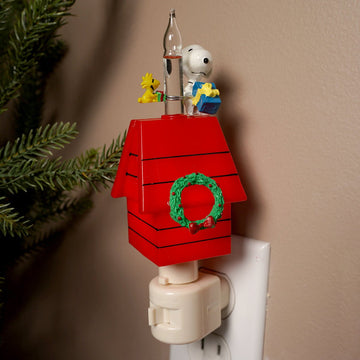 Snoopy Bubble Nightlight - Christmas Place
