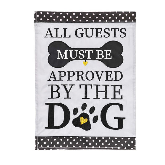 Approved By Dog Garden Flag