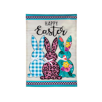 Bright Bunnies Garden Flag
