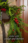 60in Real Touch Norfolk Pine Garland - Christmas Place