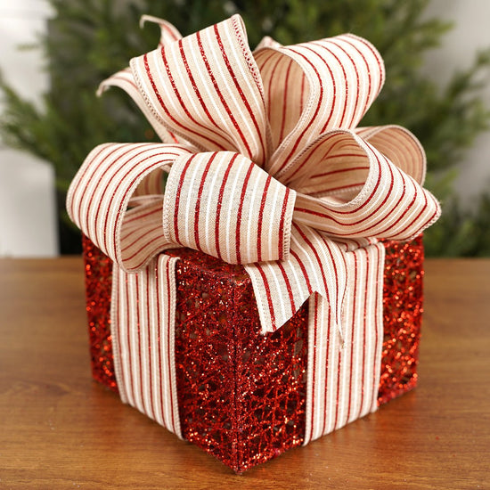 4x6x6Inch Red Mesh Box - Christmas Place