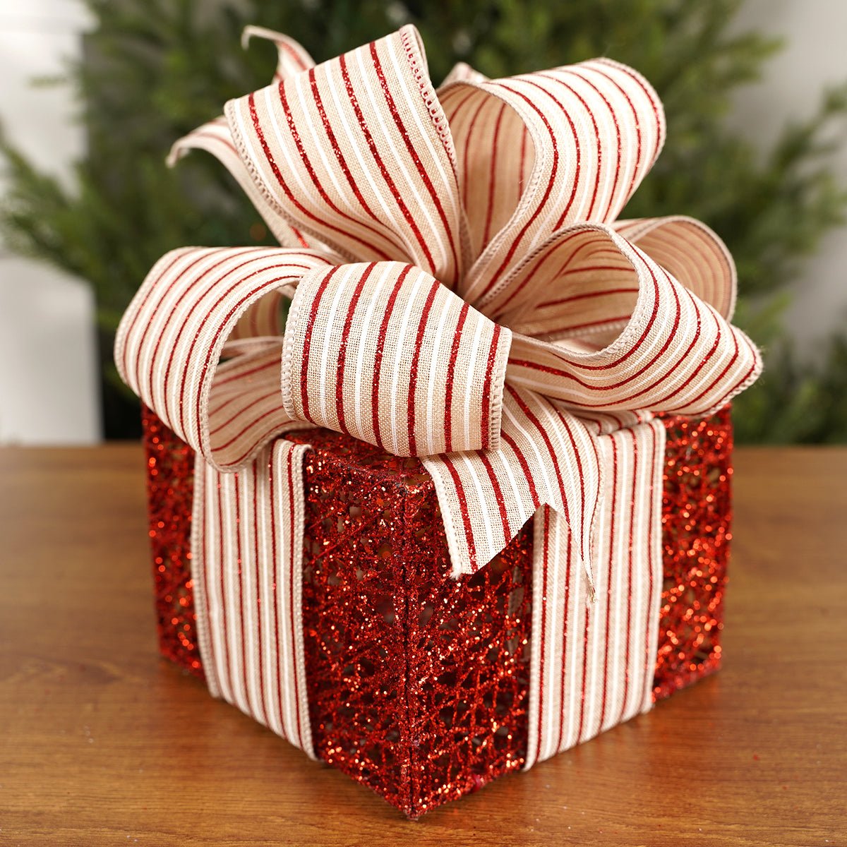 4x6x6Inch Red Mesh Box - Christmas Place