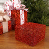 4x6x6Inch Red Mesh Box - Christmas Place