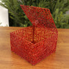 4x6x6Inch Red Mesh Box - Christmas Place