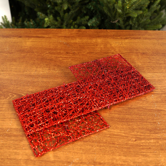 4x6x6Inch Red Mesh Box - Christmas Place