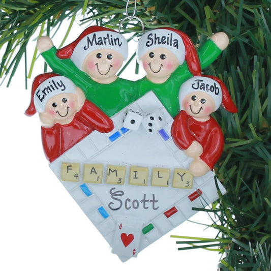 Family of 4 Game Night