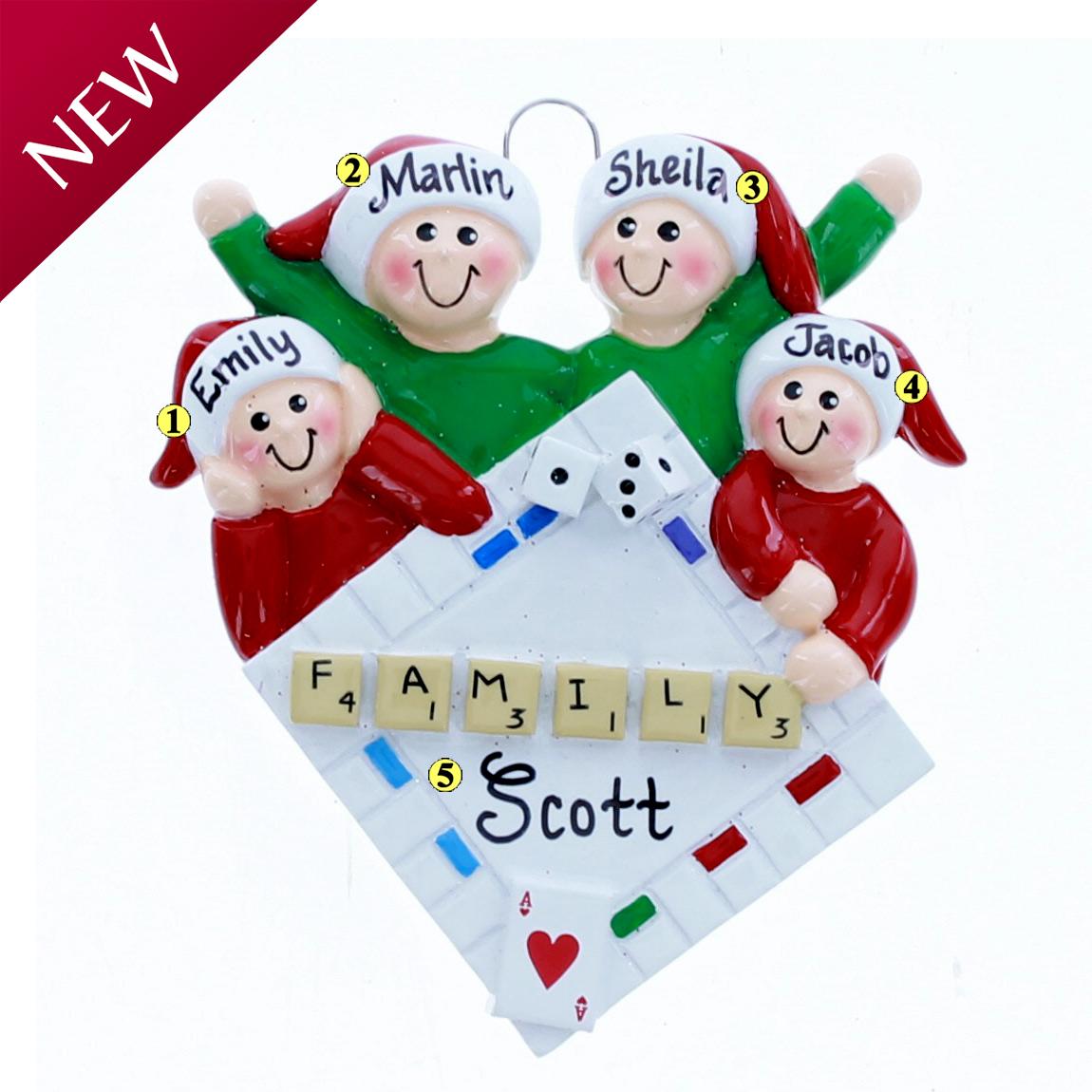 Family of 4 Game Night - Christmas Place