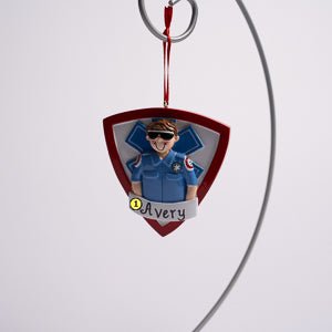 Male EMT Ornament - Christmas Place