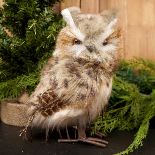 Brown Christmas Owl Christmas Decoration - Christmas Place
