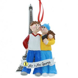 Love in Paris Ornament - Christmas Place