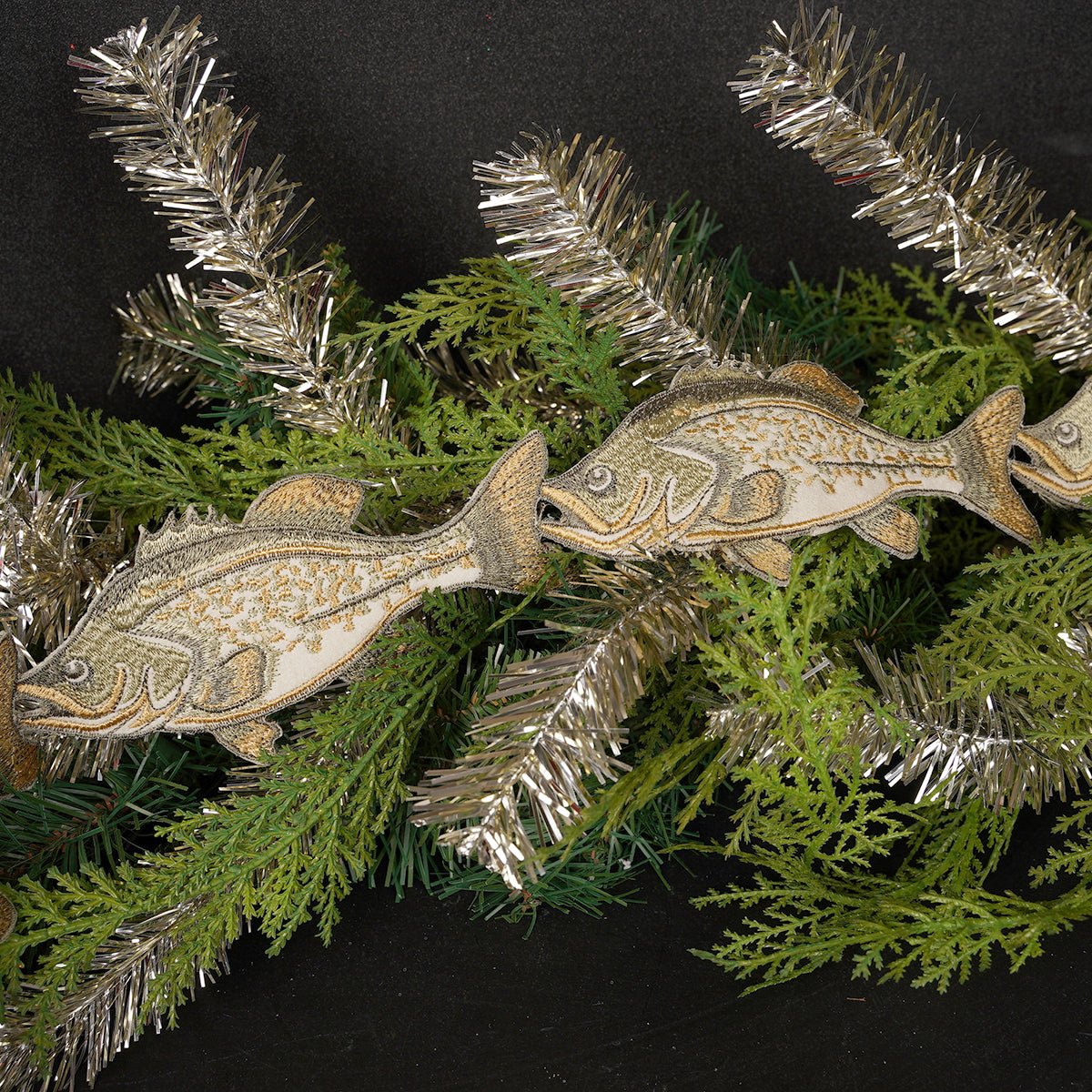 Christmas Trout Run Connected Ribbon - Christmas Place