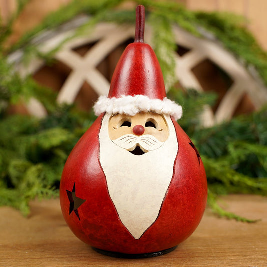 Small Winter Santa Gourd Decoration - Christmas Place