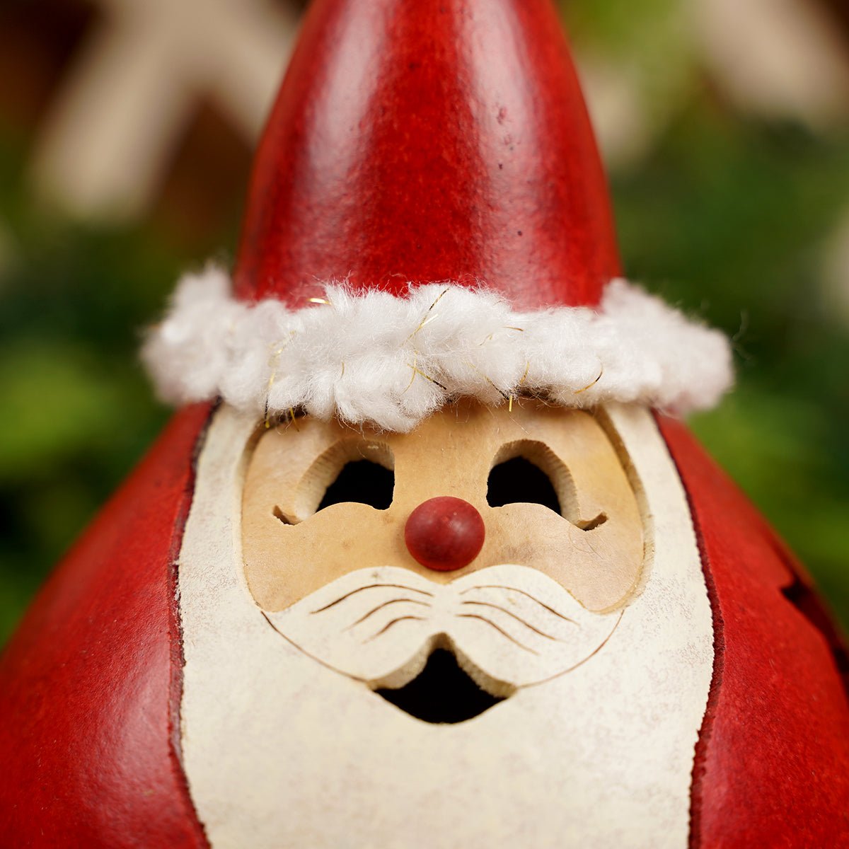 Small Winter Santa Gourd Christmas Decoration - Christmas Place