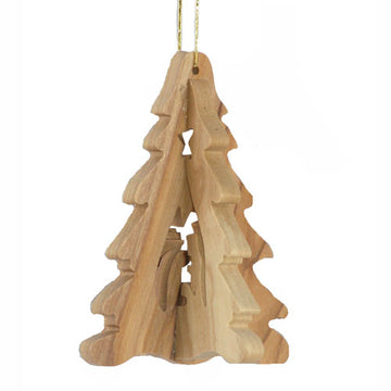 Olivewood 3-D Tree
