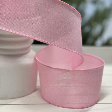Pink Solid Ribbon 2.5in x 10yd