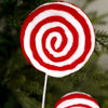 Red White Lollipop Christmas Spray 19 inches in length - Christmas Place
